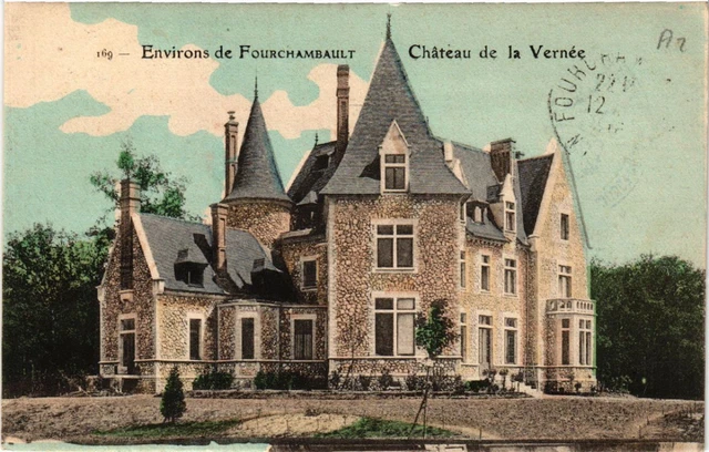 CPA AK Env. de FOURCHAMBAULT - Chateau de la Vernée (456528)