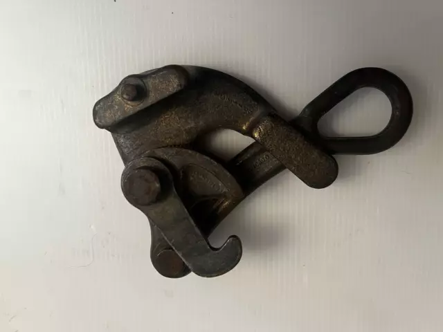 Vintage Klein Tools Havens Grip Pork Chop Wire Cable Puller