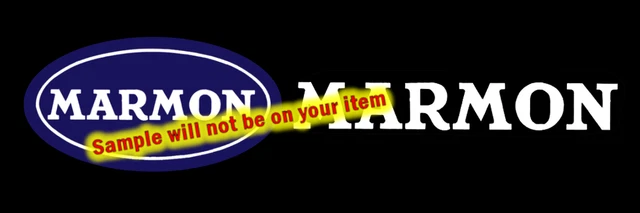 Marmon Cars Dealer Sales Service Stickers Signs Fridge Magnets Decals