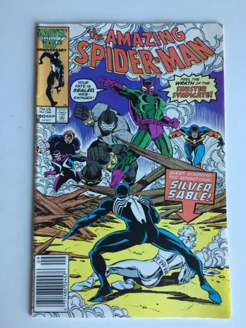 Amazing Spider-Man  #280 VF/NM  Newsstand  1st appearance of Sinister Syndicate