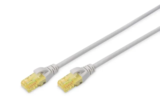 DIGITUS LAN cable Cat 6A - 1m - RJ45 Network cable - U/UTP Unshielded - Compatib