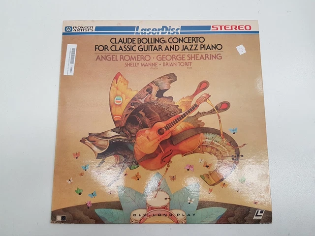 Claude Bolling Concerto For Classic Guitar & Jazz Piano Laser Disc Laserdisc Ld
