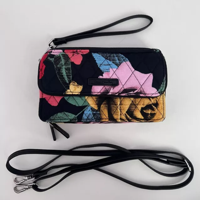 Vera Bradley RFID All In One Crossbody In Havana Rose Rare!!
