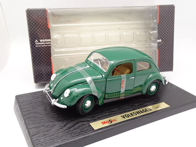 MAISTO 1 18 VW Coccinelle Export Sedan 1951 Verte EUR 52 00