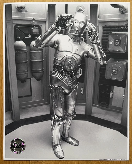 Star Wars C-3PO Anthony Daniels Official Pix 10 X 8 Blank Photo A New Hope