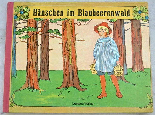 Buch Kinderbuch Bilderbuch Hänschen im Blaubeerwald Loewes Verlag vintage Beskow