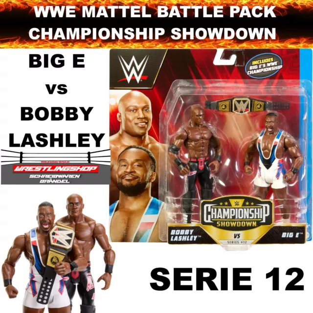 Wwe Mattel Battle Pack Showdown Serie 12 Big E & Bobby Lashley Elite Basic New