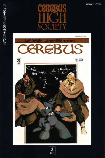 Cerebus High Society #2 VF/NM; Aardvark-Vanaheim | 27 Dave Sim - we combine ship