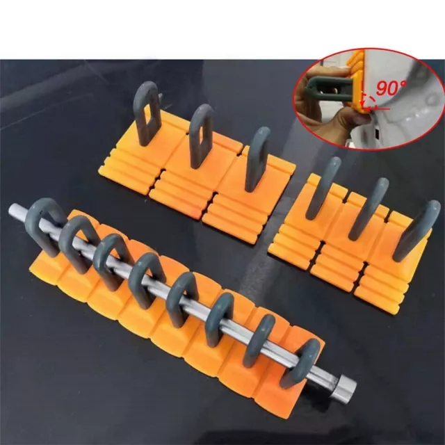 4 Pcs Car Body Hail Glue Puller Tabs Pulling Paintless Dent Repair Removal Tool