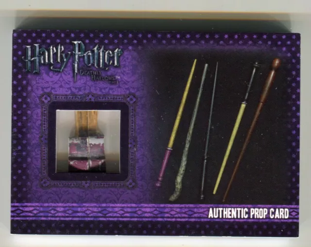 Harry Potter Deathly Hallows 1 Wands Prop Card HP P6 #062/140