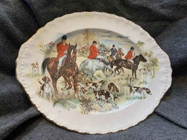 Liverpool Road hunt plate hunting fox equestrian horse hound