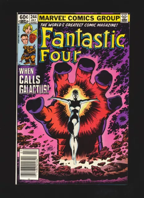 Fantastic Four # 244 Newsstand - 1st Frankie Raye as Nova VF/NM Cond.