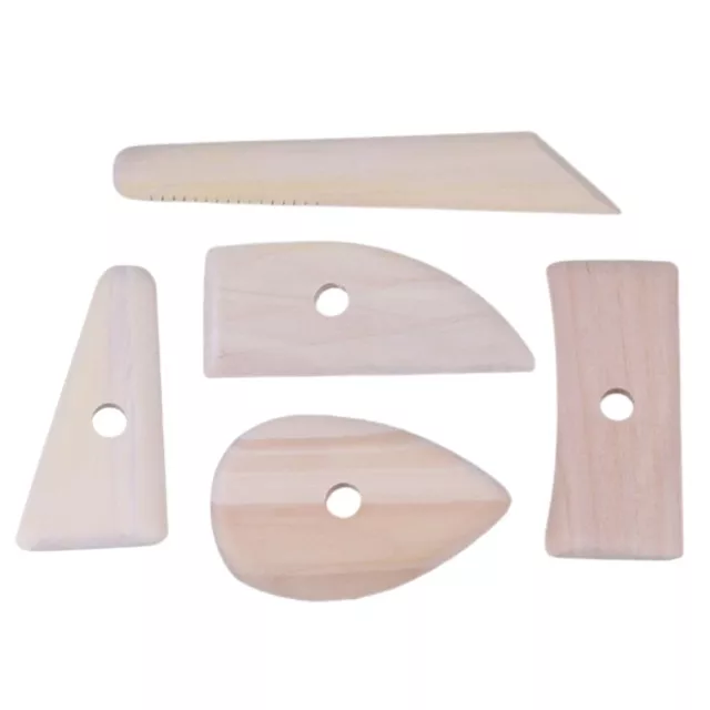 Professionelle Qualität Holzschaber für Keramik Set Multifunktionswerkzeuge