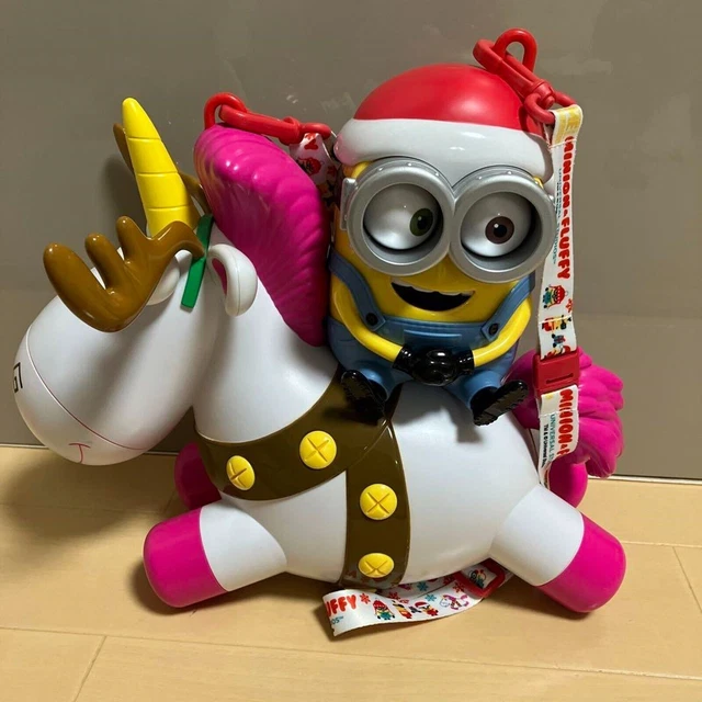 USJ MINION FLUFFY Popcorn Bucket Universal Studio Japan Christmas