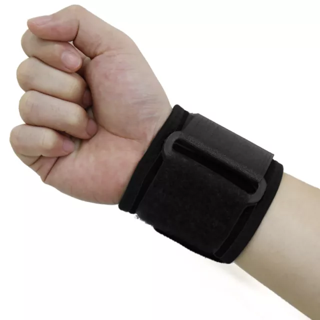Sport réglable noir bracelet poignet protecteur mixte Sports attache support