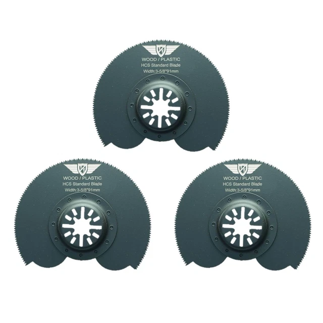 3 X BLADES for Fein Multimaster Bosch Ryobi Challenge Multitool Multi