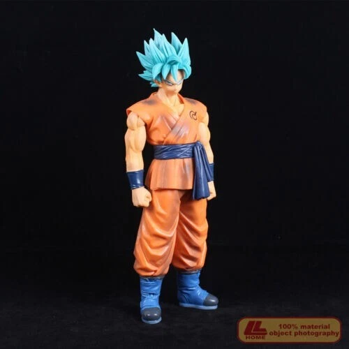 Anime Dragon Ball Z Super Saiyan God Son Gokou Goku 10" Big PVC Figure Gift Toy