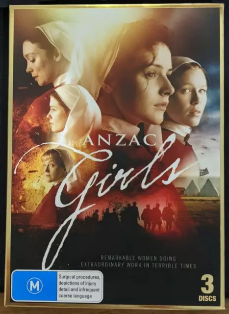 Anzac Girls - 3 Disc DVD (Australian Region 4) DVD | Includes Hard Cover Slip