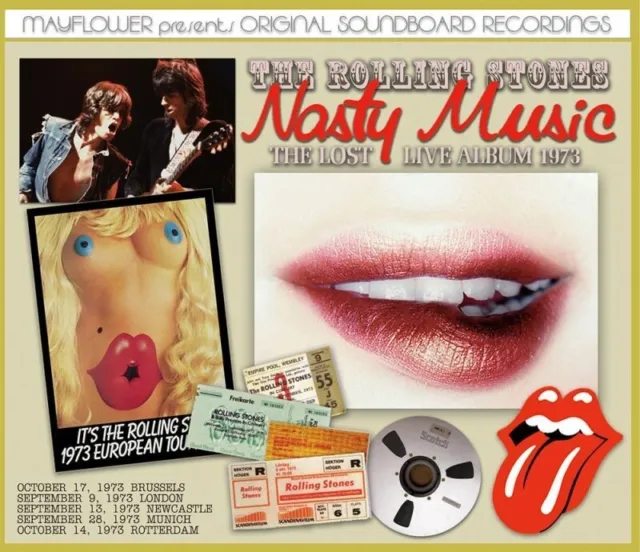 The Rolling Stones / Nasty Music - The Lost Live Album (3Cd) New