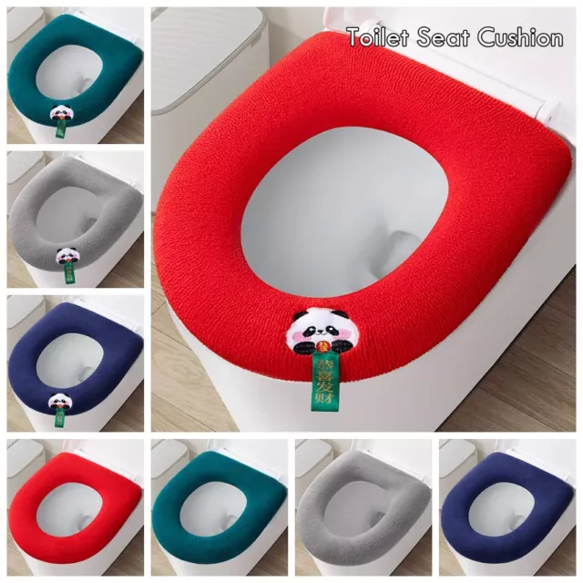 Universal Soft Warm Closestool Toilet Seat Mat Cover Cushion Bathroom Mats