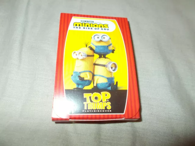 McDonalds happy meal toy 2021  Minions Top Trumps 25310-01