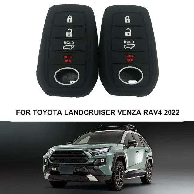 Housse de clé en silicone personnalisée pour Toyota LandCruiser Venza pour RAV