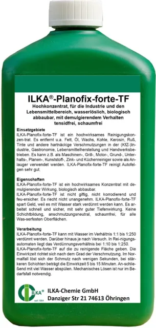 ILKA Planofix-forte-TF Reiniger für Industrie und Lebensmittelbereich 1 Liter