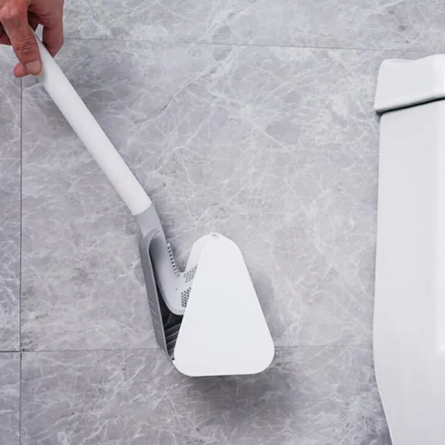 Silikon Golf Toilettenbürste Klobürste Reinigungsbürste Silikonbürste WC Bürste 3