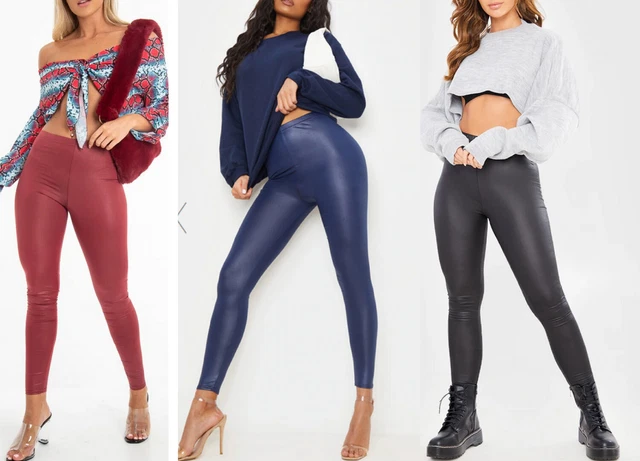 Red Tights For Girls GIRLS METALLIC LEGGINGS WET LOOK FOIL SHINY KIDS CHILDREN DISCO,DANCE, PARTY | UK Girls Leggings