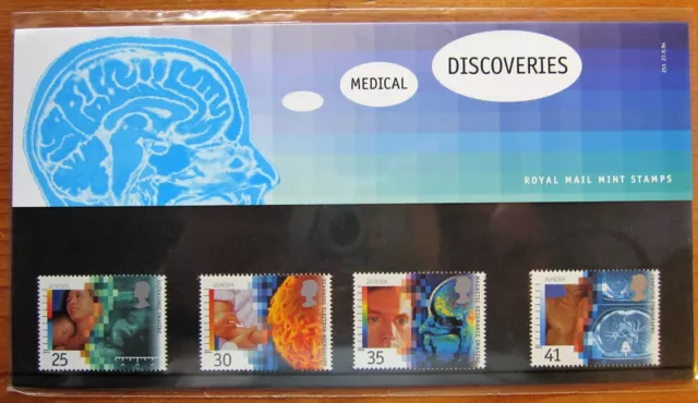 1994 Medical Discoveries Decimal Mint Stamp Presentation Pack No 251