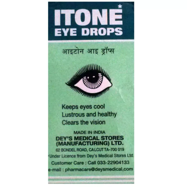 ITONE Eye Drops Herbal for Conjunctivitis, Itching of Eyes (BUY 3 Get 1 FREE)