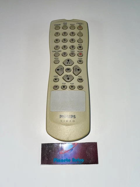 Magnétoscope Philips VR 420 – Avec Cassette VHS, Fonctionne, Pour Collection