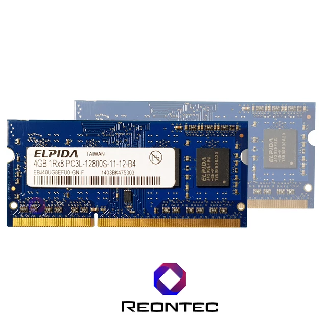 4GB PC PORTABLE RAM Elpida PC3L 12800S DDR3L EBJ40UG8EFU0 GN F 1Rx8 EUR 14 97 PicClick FR