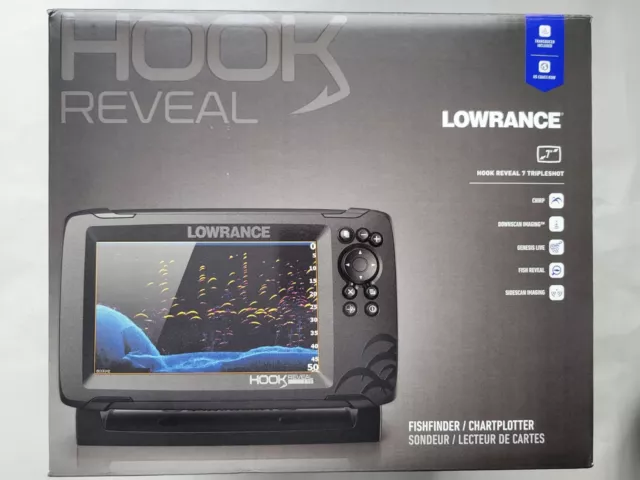 Lowrance TripleShot Skimmer Transducer for Hook Reveal and HOOK2 Fish  Finders