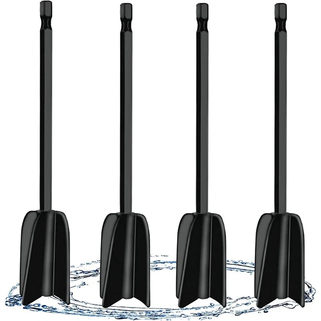 Resin Mixer Epoxy Mixer Paddles-Multipurpose Bidirectional Paint Stirrer fo B6U3