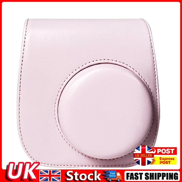 Instant Camera Bags PU Leather for Fujifilm Instax Mini 12/11/9/8 (Pink) Hot