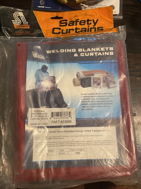 Steiner Welding Blanket And Curtain 8x6 14 mil