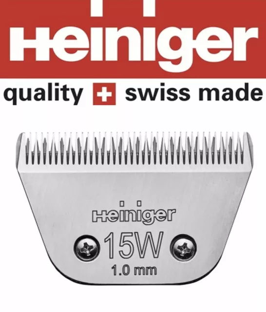 Heiniger Pferdescherkopf Talla 15W/1,0 MM Zafiro - Estilo Cable de Zafiro