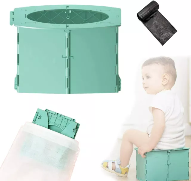 Pot Bébé 3 en 1 Pliable Portable Modulable Pot Voyage Enfant 12-36