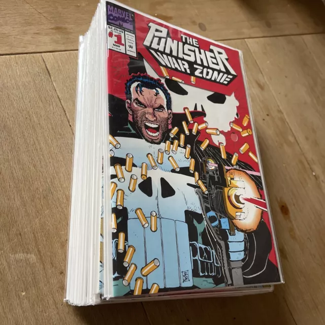 THE PUNISHER WAR ZONE VOL 1 - Issues 1 - 22 Plus Annual #1 VF/NM