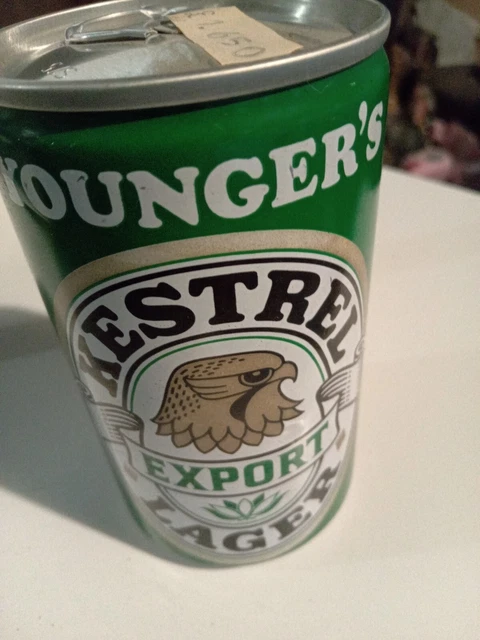birra in lattina younger's kestrel lager vintage