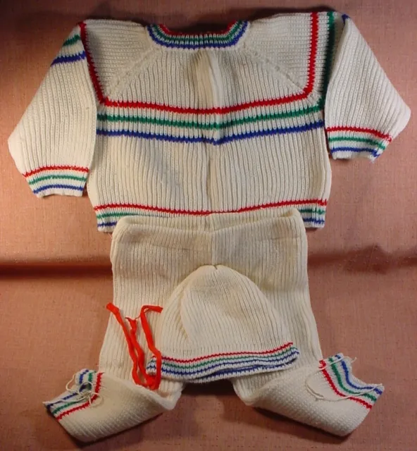 Rare Vintage 1960's Made In Japan Newport Brand Baby Clothes - Complete Outfit!