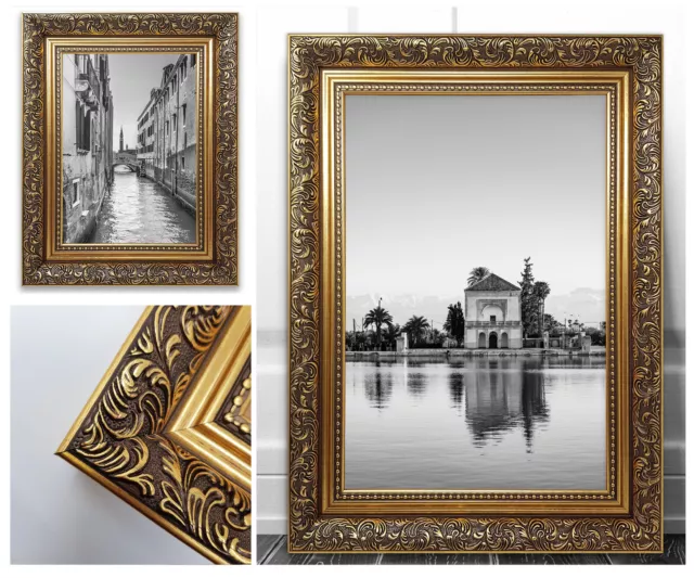 Ornate Photo Picture Frame Gold Antique Large Poster Vintage Frames A2 A3 40x60