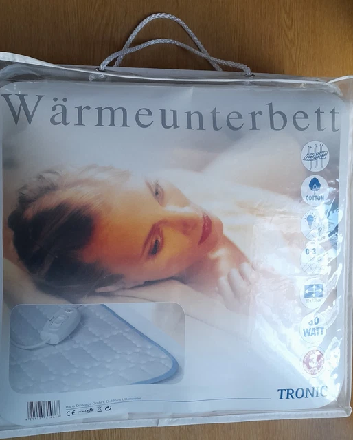 Wärme-Unterbett Heizdecke 150 x 80 cm TRONIC - Neu