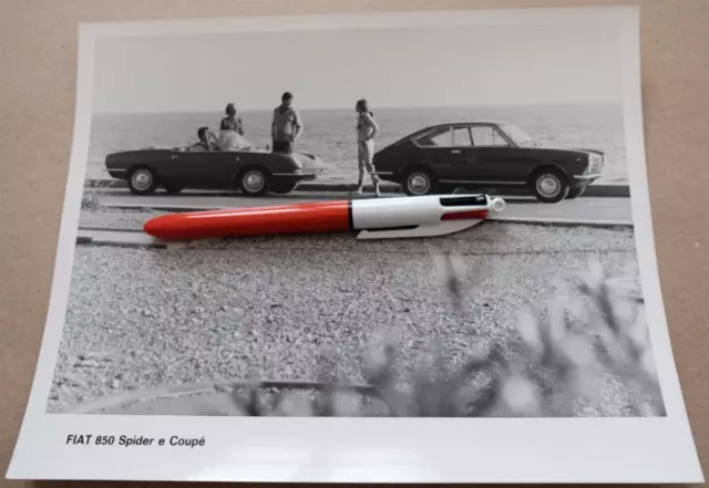 FIAT 850 SPIDER & COUPE Photo Presse Originale *Brochure Prospekt Archive