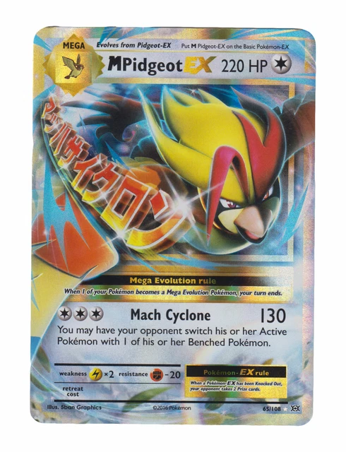 Pokemon 65/108 Mega Pidgeot EX - Englisch - Evolutions
