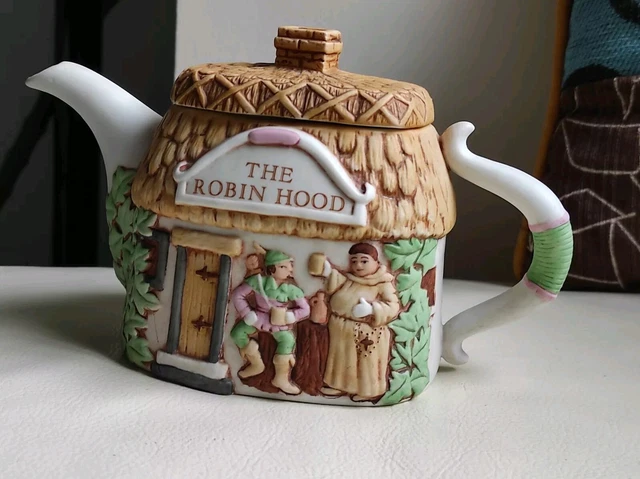 Théière Anglaise Harrods London - Thème Robin Des Bois / Forêt De Sherwood