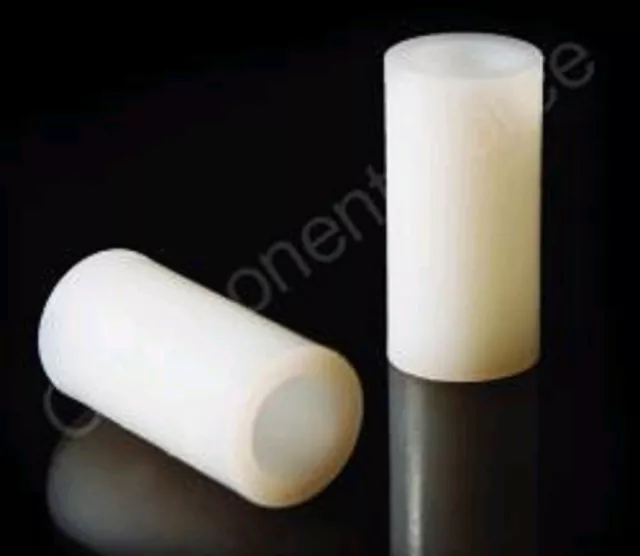 1/4" Spacer 1/2" OD 1/4" long Nylon BLACK Insulating Fastener