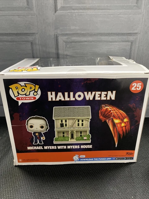 Funko Pop! Town Michael Myers With Myers House 25 Halloween Spirit Box Damaged 3
