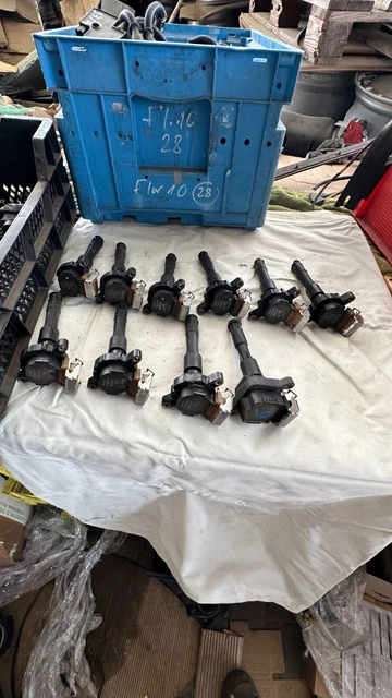 8x BREMI Zündspule + Kerzenstecker Für BMW E39 535-M5 E38 740i E31 840Ci M62 S62